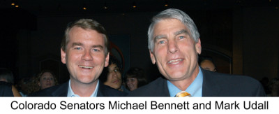 Colorado Senators Michael Bennett and Mark Udall